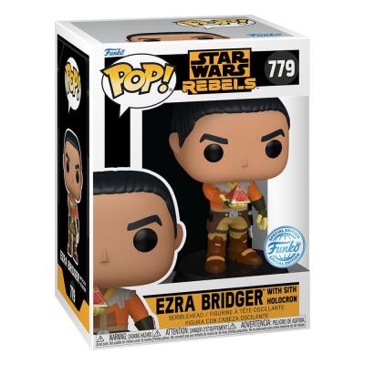 Star Wars Rebels POP! Vinyl Cabezón Ezra Bridger with Sith Holocron *Exclusive Version* 9 cm