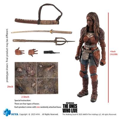 The Walking Dead: The Ones Who Lived Figura 1/18 Exquisite Mini Michonne 10 cm