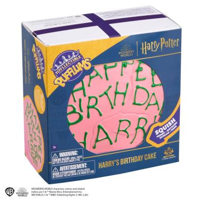 Harry Potter Figura Antiestrés Squishy Pufflums Harry Potter Birthday Cake 14 cm