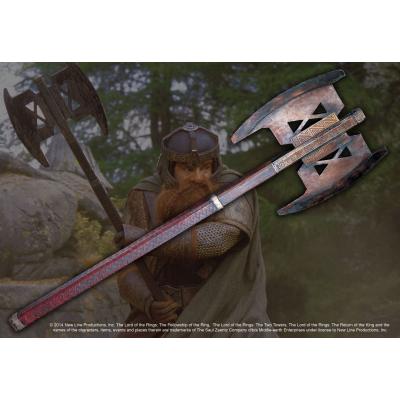 El Señor de los Anillos Réplica 1/1 Hacha de Gimli