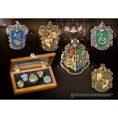 Harry Potter 5 Chapas Collección Casas de Hogwarts