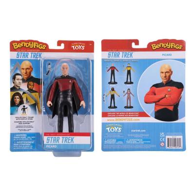 Star Trek: The Next Generation Figura Maleable Bendyfigs Capt. Picard 19 cm