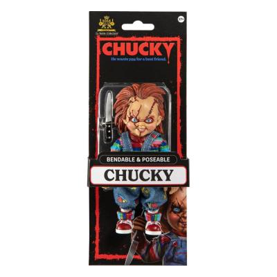 Chucky el muñeco diabólico Figura Maleable Bendyfigs Chucky 14 cm