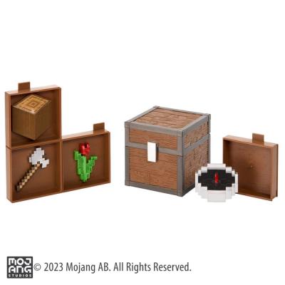Minecraft Cofre del botín Forest 10 cm