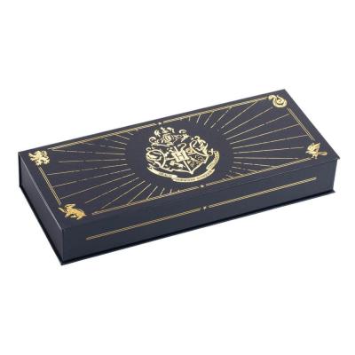 Harry Potter Réplica Pluma de Escribir Hogwarts con Papel con Cabeza de Hogwarts 31 cm