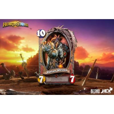 Hearthstone Estatua 3D Art Frame Varian Wrynn 31 cm