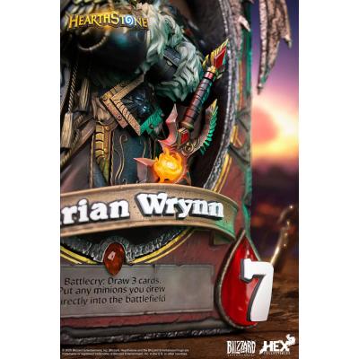 Hearthstone Estatua 3D Art Frame Varian Wrynn 31 cm