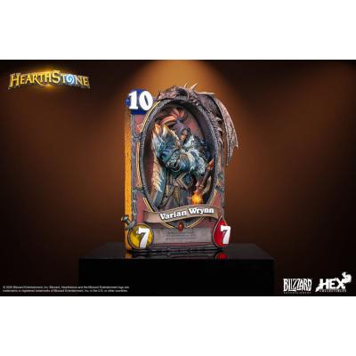 Hearthstone Estatua 3D Art Frame Varian Wrynn 31 cm
