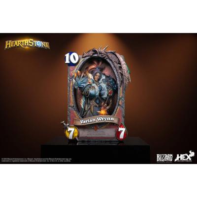 Hearthstone Estatua 3D Art Frame Varian Wrynn 31 cm