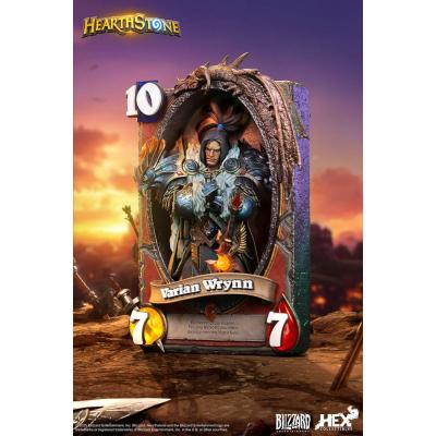 Hearthstone Estatua 3D Art Frame Varian Wrynn 31 cm