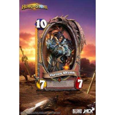 Hearthstone Estatua 3D Art Frame Varian Wrynn 31 cm