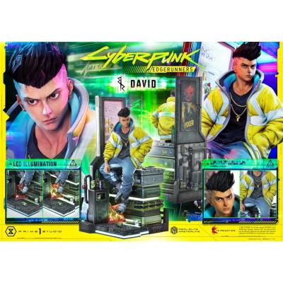 Cyberpunk: Edgerunners Estatua Real Elite Masterline Series 1/4 David 58 cm