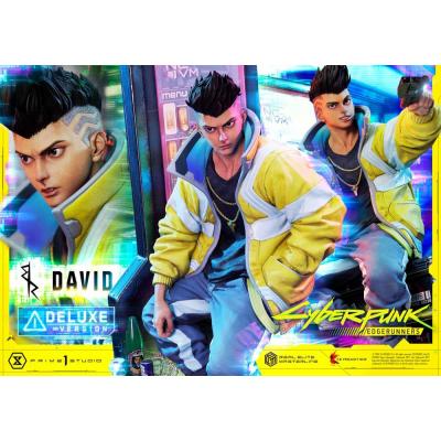 Cyberpunk: Edgerunners Estatua Real Elite Masterline Series 1/4 David Bonus Version 58 cm