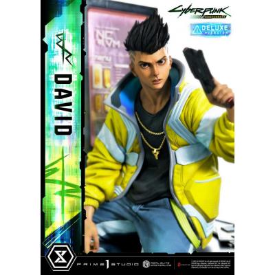 Cyberpunk: Edgerunners Estatua Real Elite Masterline Series 1/4 David Bonus Version 58 cm