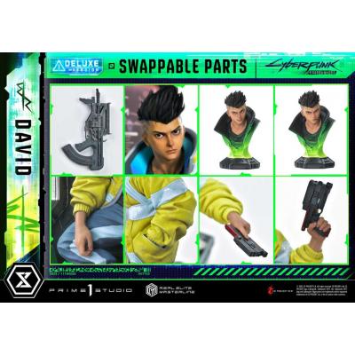 Cyberpunk: Edgerunners Estatua Real Elite Masterline Series 1/4 David Bonus Version 58 cm