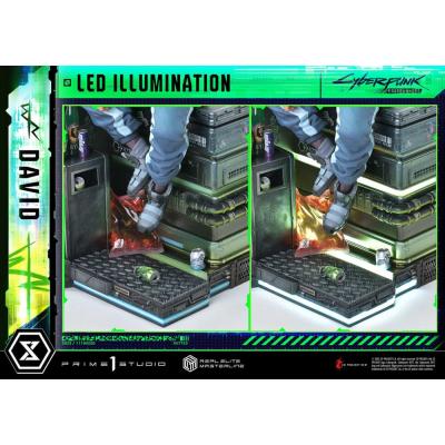 Cyberpunk: Edgerunners Estatua Real Elite Masterline Series 1/4 David Bonus Version 58 cm