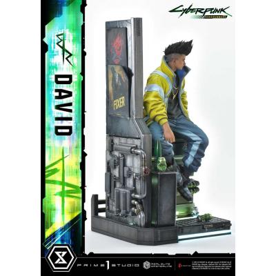 Cyberpunk: Edgerunners Estatua Real Elite Masterline Series 1/4 David Bonus Version 58 cm