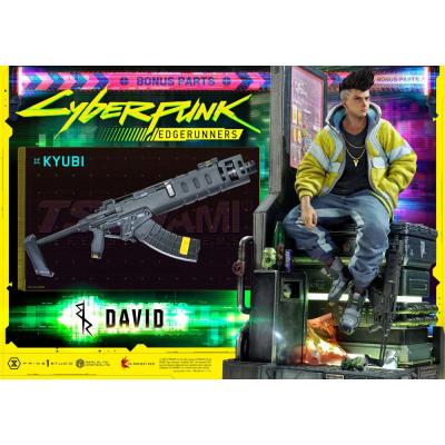 Cyberpunk: Edgerunners Estatua Real Elite Masterline Series 1/4 David Deluxe Bonus Version 58 cm