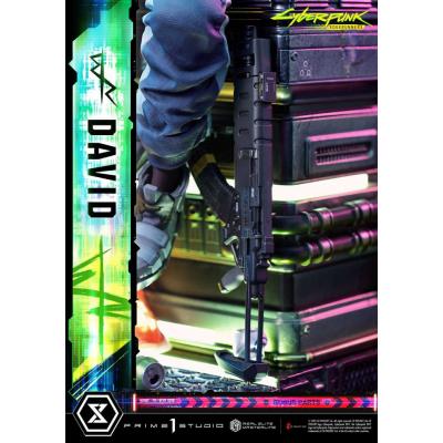 Cyberpunk: Edgerunners Estatua Real Elite Masterline Series 1/4 David Deluxe Bonus Version 58 cm