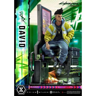 Cyberpunk: Edgerunners Estatua Real Elite Masterline Series 1/4 David Deluxe Bonus Version 58 cm