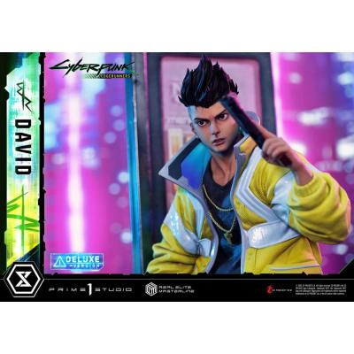 Cyberpunk: Edgerunners Estatua Real Elite Masterline Series 1/4 David Deluxe Bonus Version 58 cm