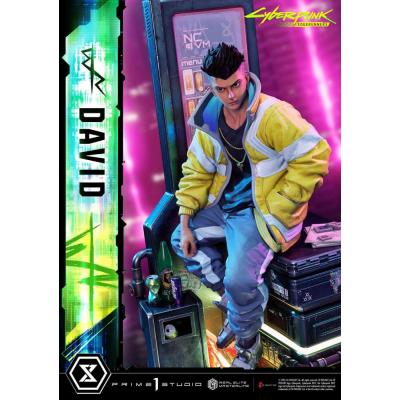 Cyberpunk: Edgerunners Estatua Real Elite Masterline Series 1/4 David Deluxe Bonus Version 58 cm