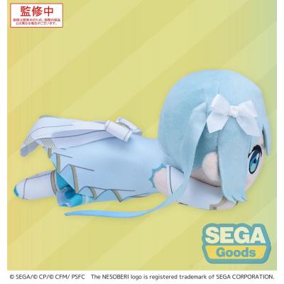 COLORFUL STAGE! The Movie: A Miku Who Can't Sing Peluche Nesoberi Lay-Down Hatsune Miku Unshuttered Sekai 16 cm