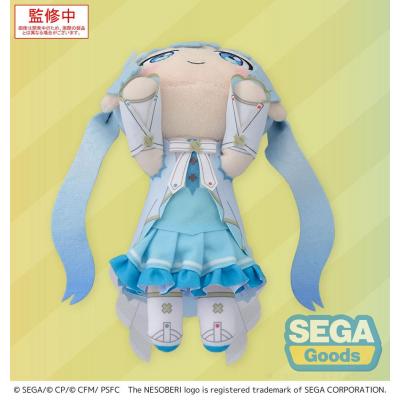COLORFUL STAGE! The Movie: A Miku Who Can't Sing Peluche Nesoberi Lay-Down Hatsune Miku Unshuttered Sekai 16 cm