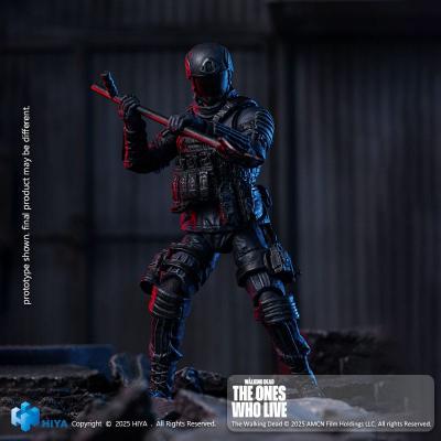 The Walking Dead: The Ones Who Lived Figura 1/18 Exquisite Mini CRM Soldier 10 cm