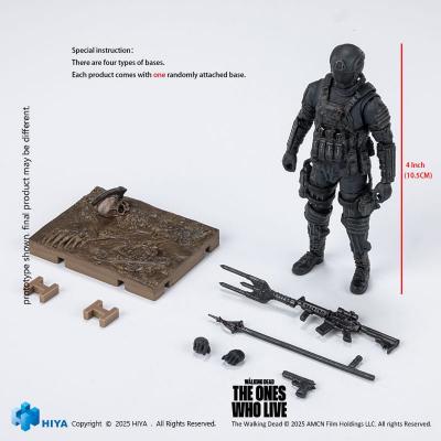 The Walking Dead: The Ones Who Lived Figura 1/18 Exquisite Mini CRM Soldier 10 cm