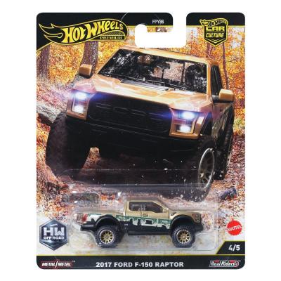 Hot Wheels Premium Vehículo Die-Cast Car Culture 1/64 2017 Ford F-150 Raptor
