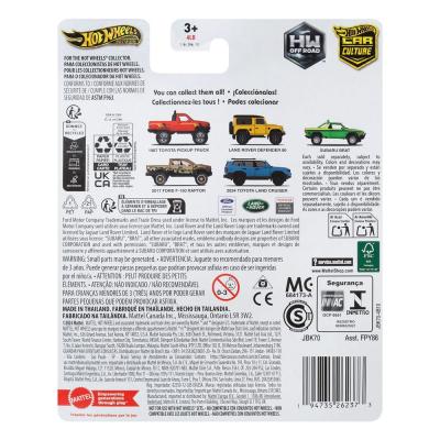 Hot Wheels Premium Vehículo Die-Cast Car Culture 1/64 2017 Ford F-150 Raptor