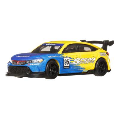 Hot Wheels Premium Pack de 2 Vehículos Die-Cast Car Culture 1/64 '99 Honda Civic Type R (EK9) & Honda Civic Type R