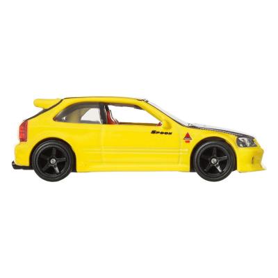 Hot Wheels Premium Pack de 2 Vehículos Die-Cast Car Culture 1/64 '99 Honda Civic Type R (EK9) & Honda Civic Type R