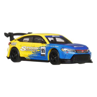 Hot Wheels Premium Pack de 2 Vehículos Die-Cast Car Culture 1/64 '99 Honda Civic Type R (EK9) & Honda Civic Type R