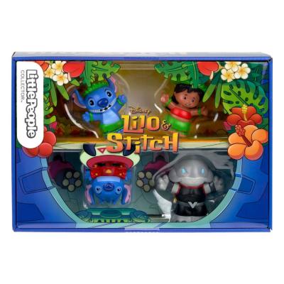 Lilo & Stich Pack de 4 Minifiguras Fisher-Price Little People Collector 7 cm