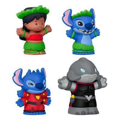 Lilo & Stich Pack de 4 Minifiguras Fisher-Price Little People Collector 7 cm