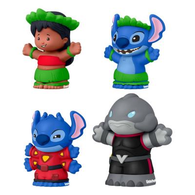 Lilo & Stich Pack de 4 Minifiguras Fisher-Price Little People Collector 7 cm