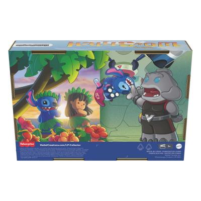 Lilo & Stich Pack de 4 Minifiguras Fisher-Price Little People Collector 7 cm