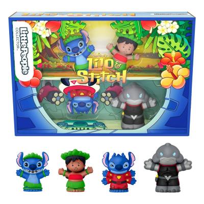 Lilo & Stich Pack de 4 Minifiguras Fisher-Price Little People Collector 7 cm
