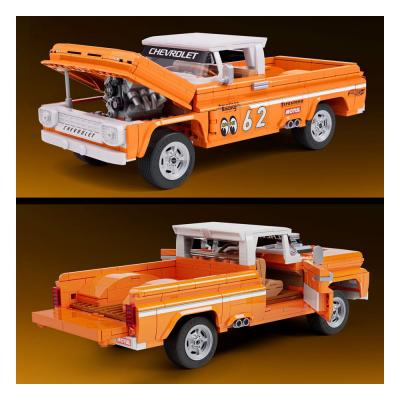 Mattel Brick Shop Kit de Construcción Hot Wheels Elite Series 1/16 Custom '62 Chevy Pickup