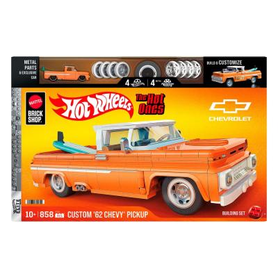 Mattel Brick Shop Kit de Construcción Hot Wheels Elite Series 1/16 Custom '62 Chevy Pickup