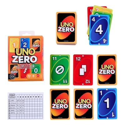UNO Zero Juego de Cartas