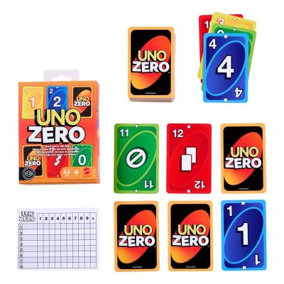 UNO Zero Juego de Cartas