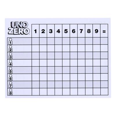UNO Zero Juego de Cartas