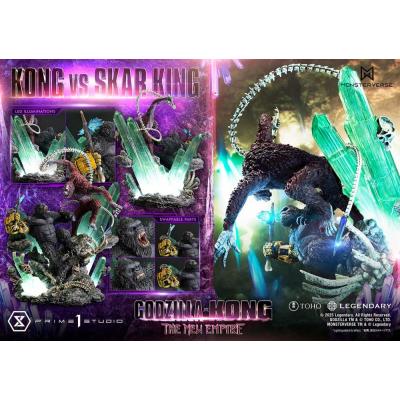 Godzilla x Kong: The New Empire Estatua Ultimate Diorama Masterline Series Kong vs Skar King 104 cm
