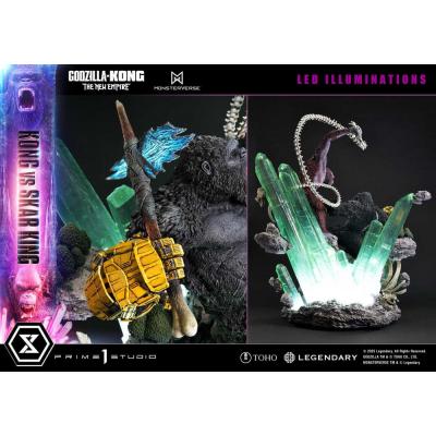 Godzilla x Kong: The New Empire Estatua Ultimate Diorama Masterline Series Kong vs Skar King 104 cm