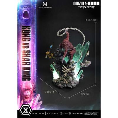Godzilla x Kong: The New Empire Estatua Ultimate Diorama Masterline Series Kong vs Skar King 104 cm