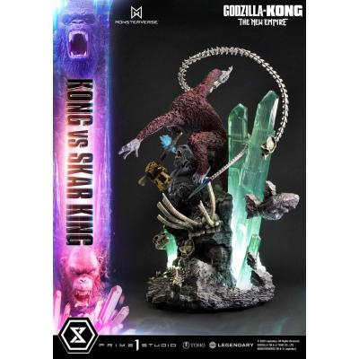 Godzilla x Kong: The New Empire Estatua Ultimate Diorama Masterline Series Kong vs Skar King 104 cm