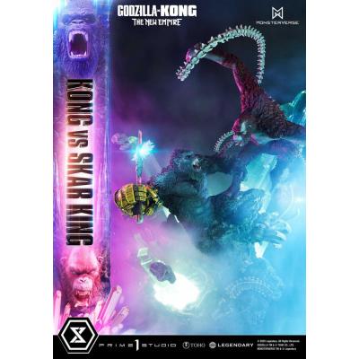 Godzilla x Kong: The New Empire Estatua Ultimate Diorama Masterline Series Kong vs Skar King 104 cm